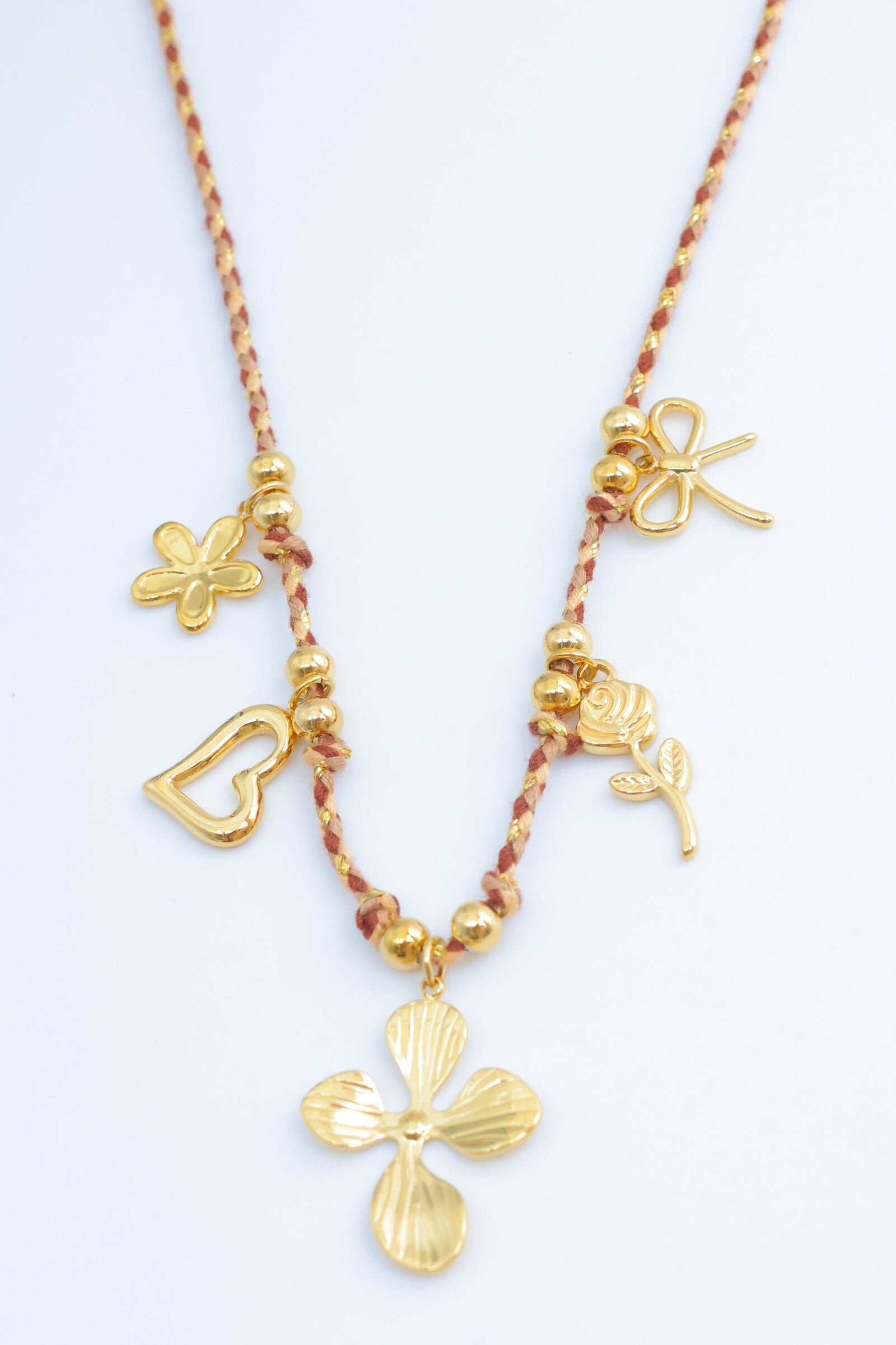 Collier en acier inoxydable - BEIGE