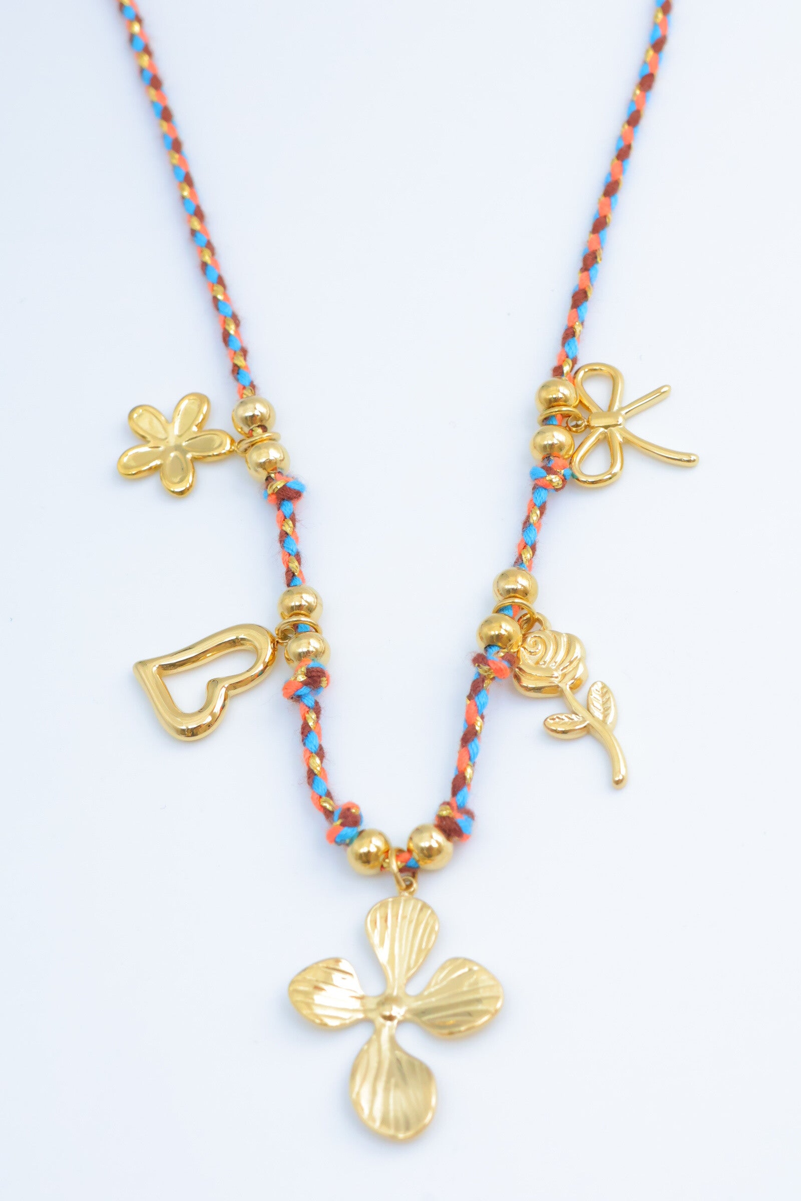 Collier en acier inoxydable - MULTICOLORE