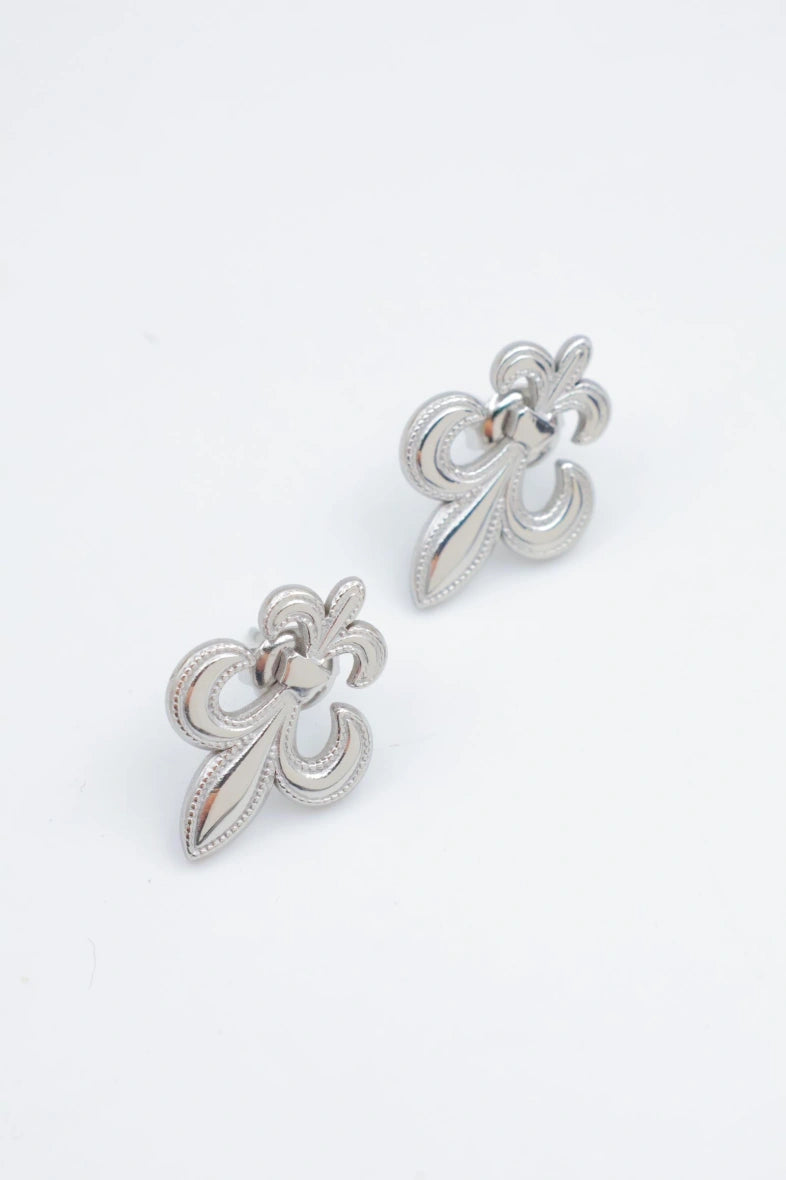 Boucles d'oreilles en acier inoxydable - ARGENT
