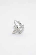 Bague en acier inoxydable ajustable - ARGENT