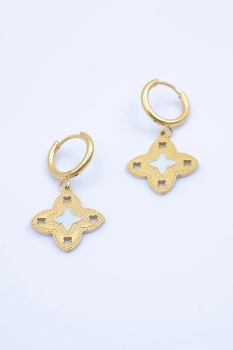 Boucles d'oreilles en acier inoxydable - DORÉ