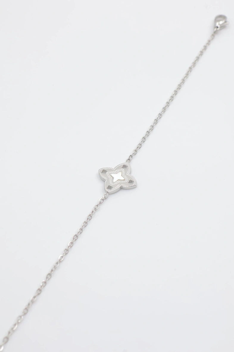 Bracelet en acier inoxydable - ARGENT