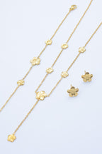 Parure de bijoux en acier inoxydable - DORÉ