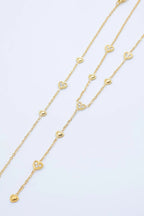 Parure de bijoux en acier inoxydable - DORÉ