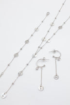 Parure de bijoux en acier inoxydable - ARGENT