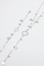 Parure de bijoux en acier inoxydable - ARGENT