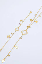 Parure de bijoux en acier inoxydable - DORÉ