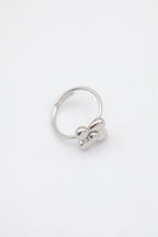 Bague en acier inoxydable ajustable - ARGENT