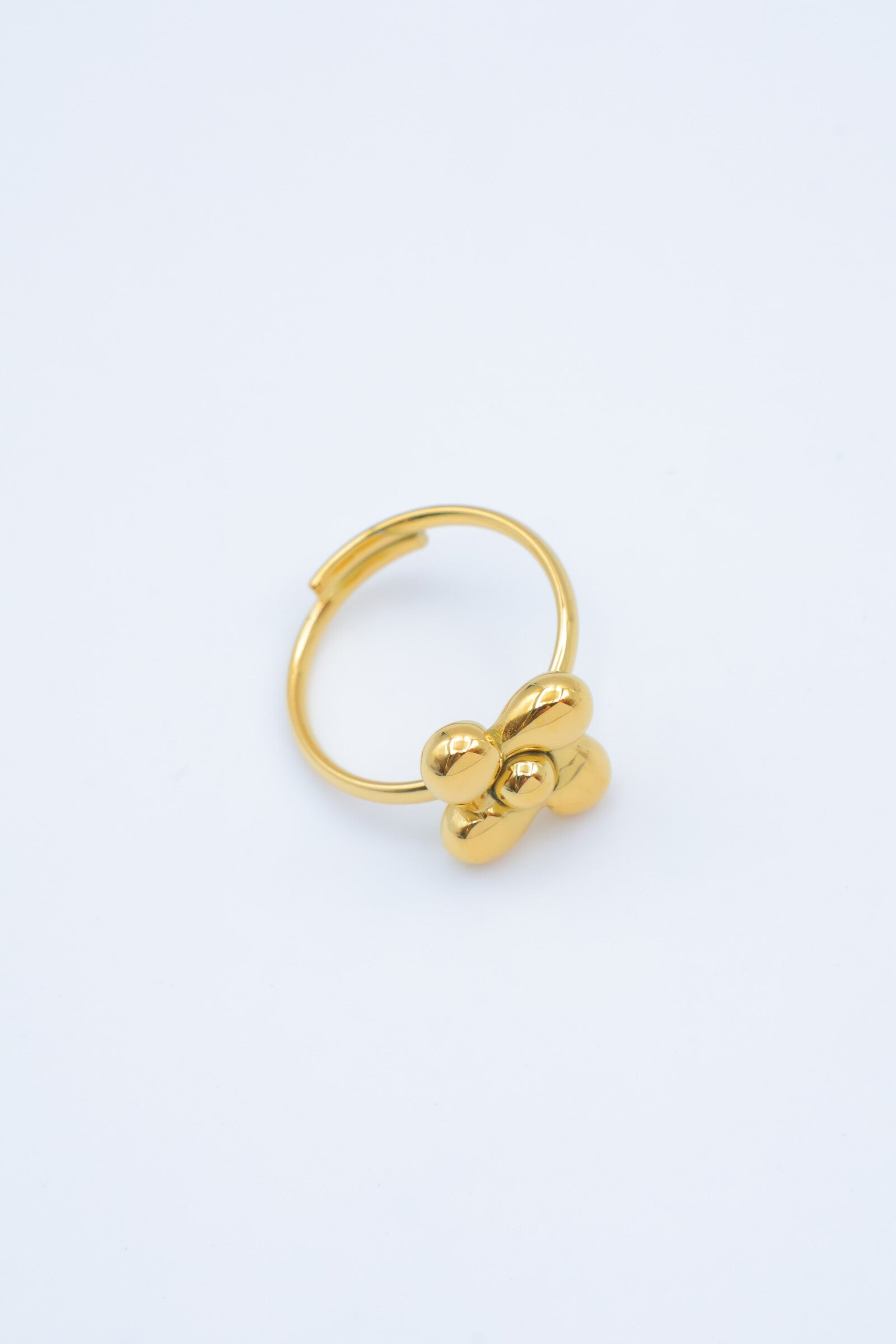 Bague en acier inoxydable ajustable - DORÉ