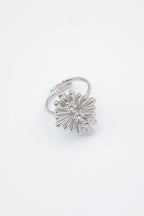 Bague en acier inoxydable ajustable - ARGENT