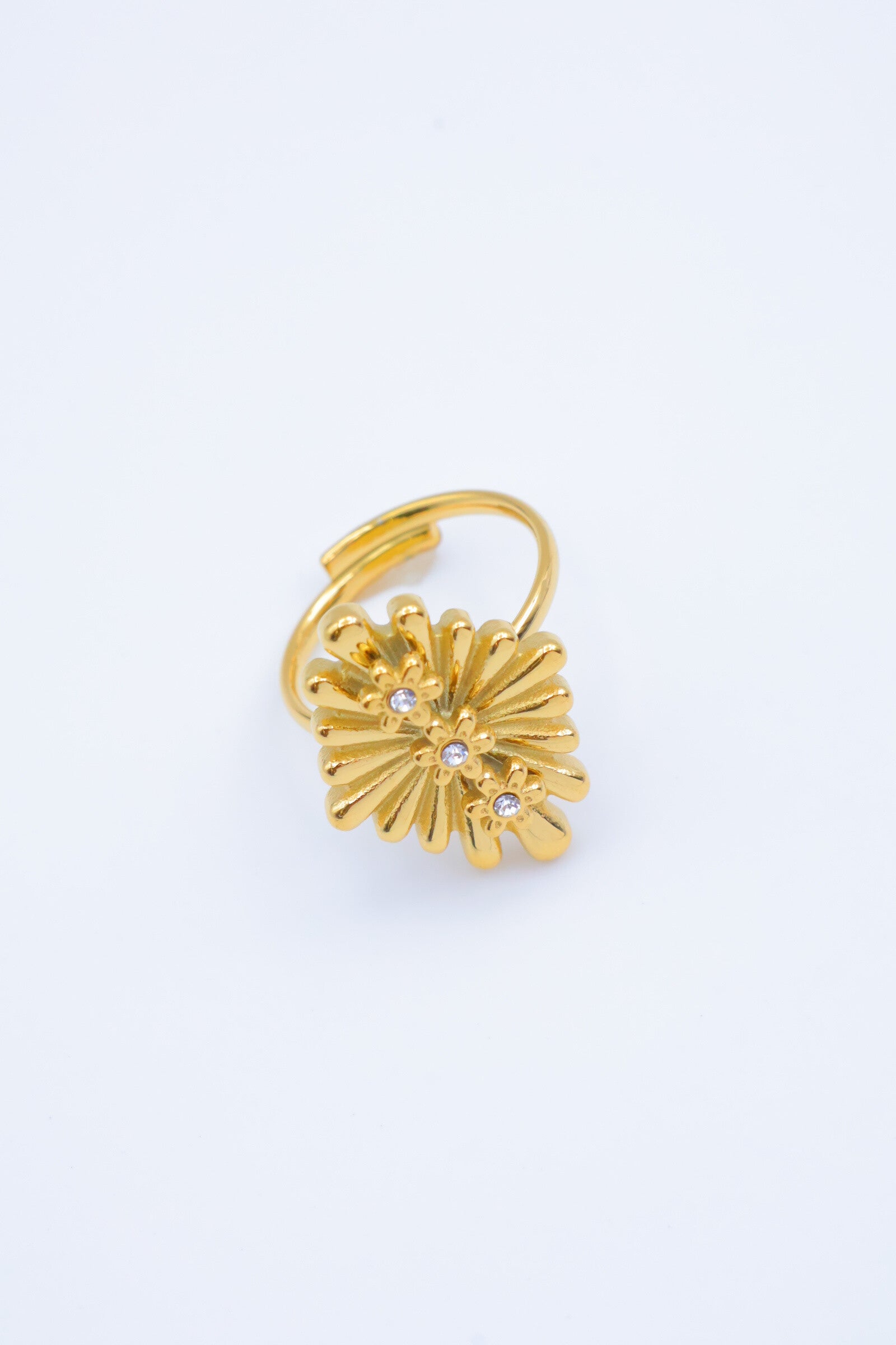 Bague en acier inoxydable ajustable - DORÉ