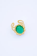 Bague en acier inoxydable ajustable - VERT