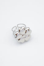 Bague en acier inoxydable ajustable - ARGENT