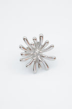 Bague en acier inoxydable ajustable - ARGENT