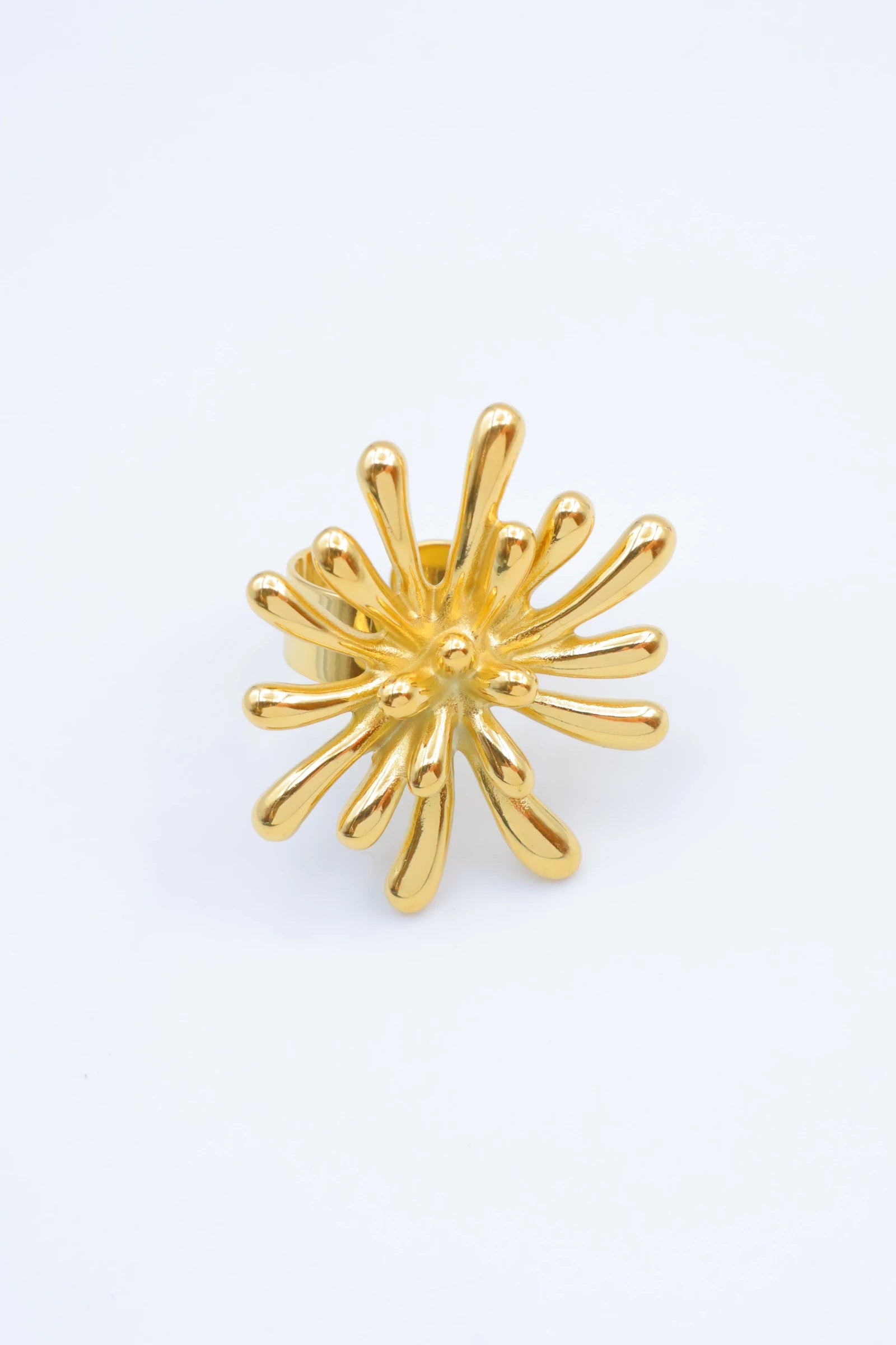 Bague en acier inoxydable ajustable - DORÉ