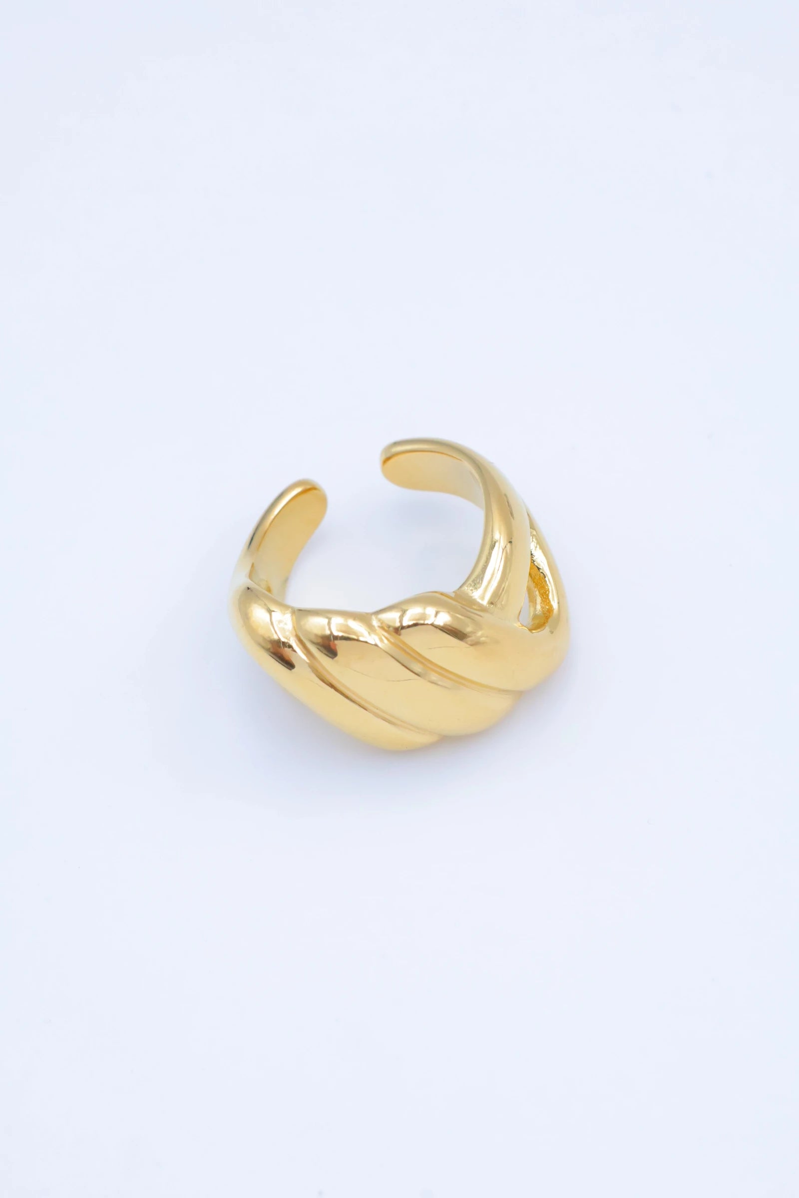 Bague en acier inoxydable ajustable - DORÉ