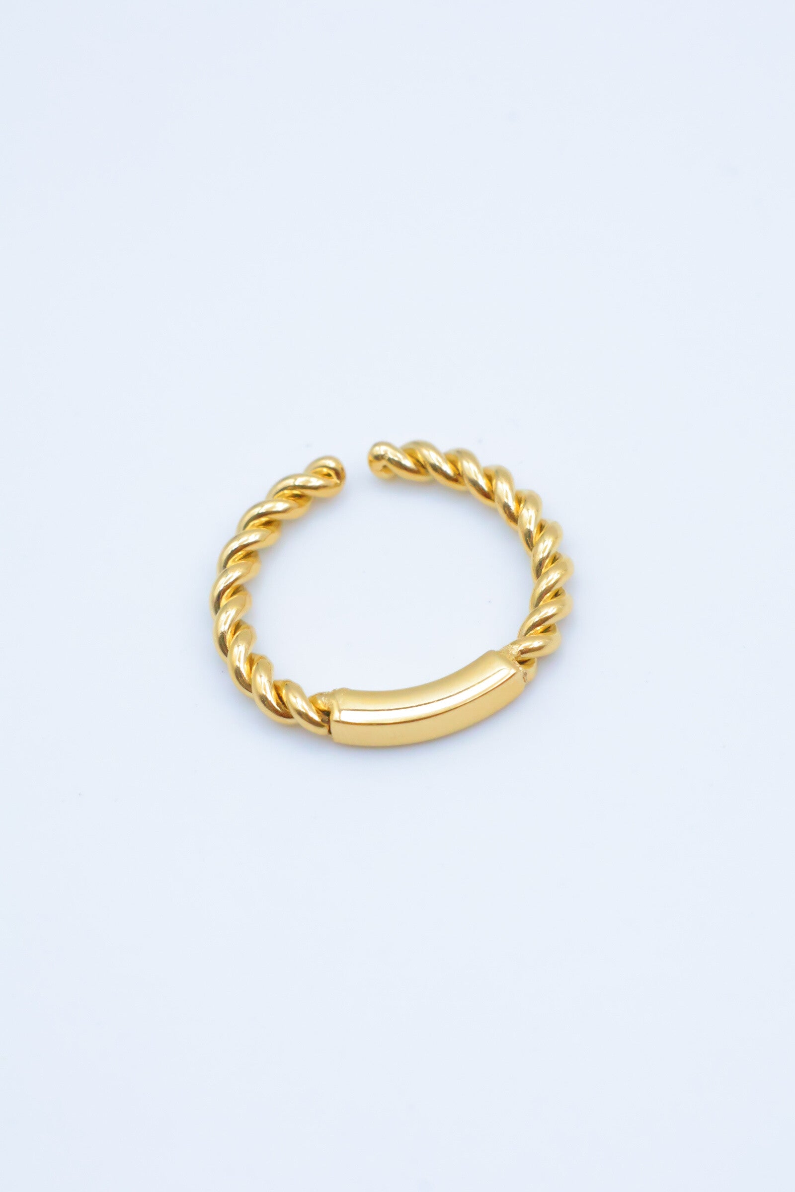 Bague en acier inoxydable ajustable - DORÉ