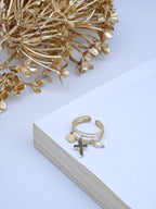 Bague en acier inoxydable ajustable - BLANC
