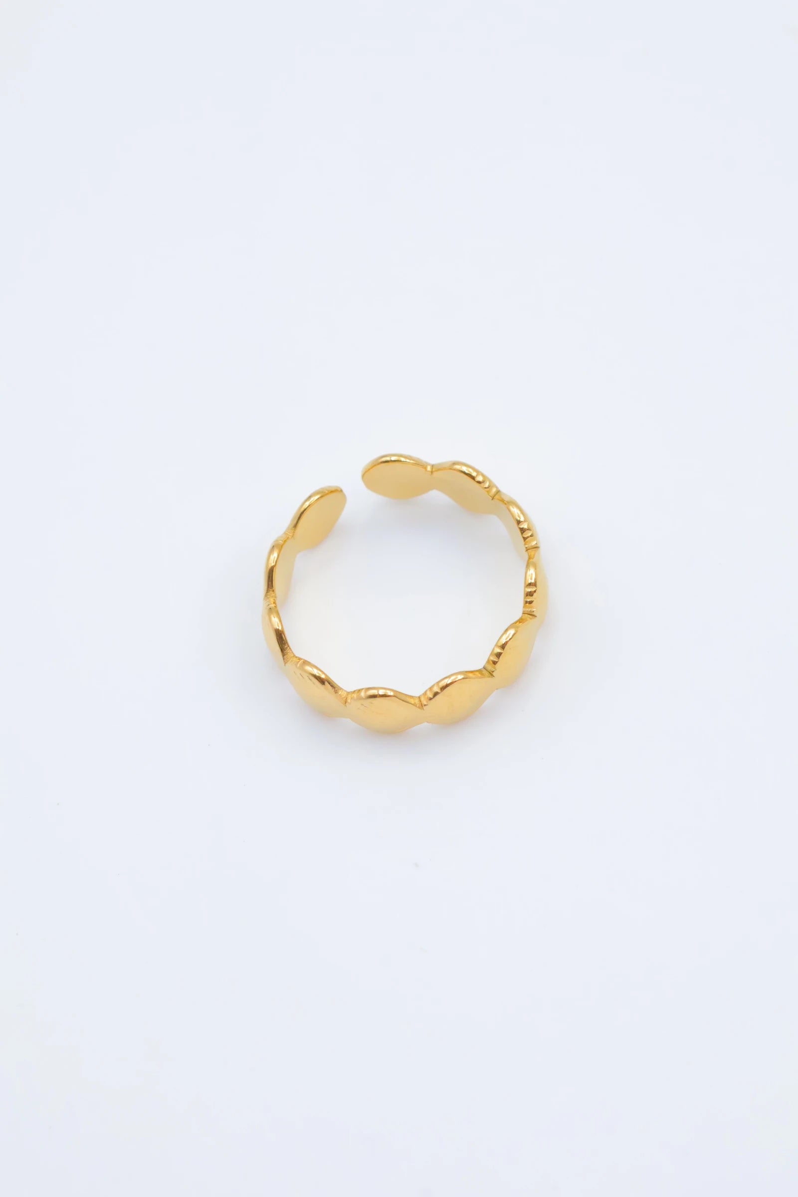 Bague en acier inoxydable ajustable - DORÉ