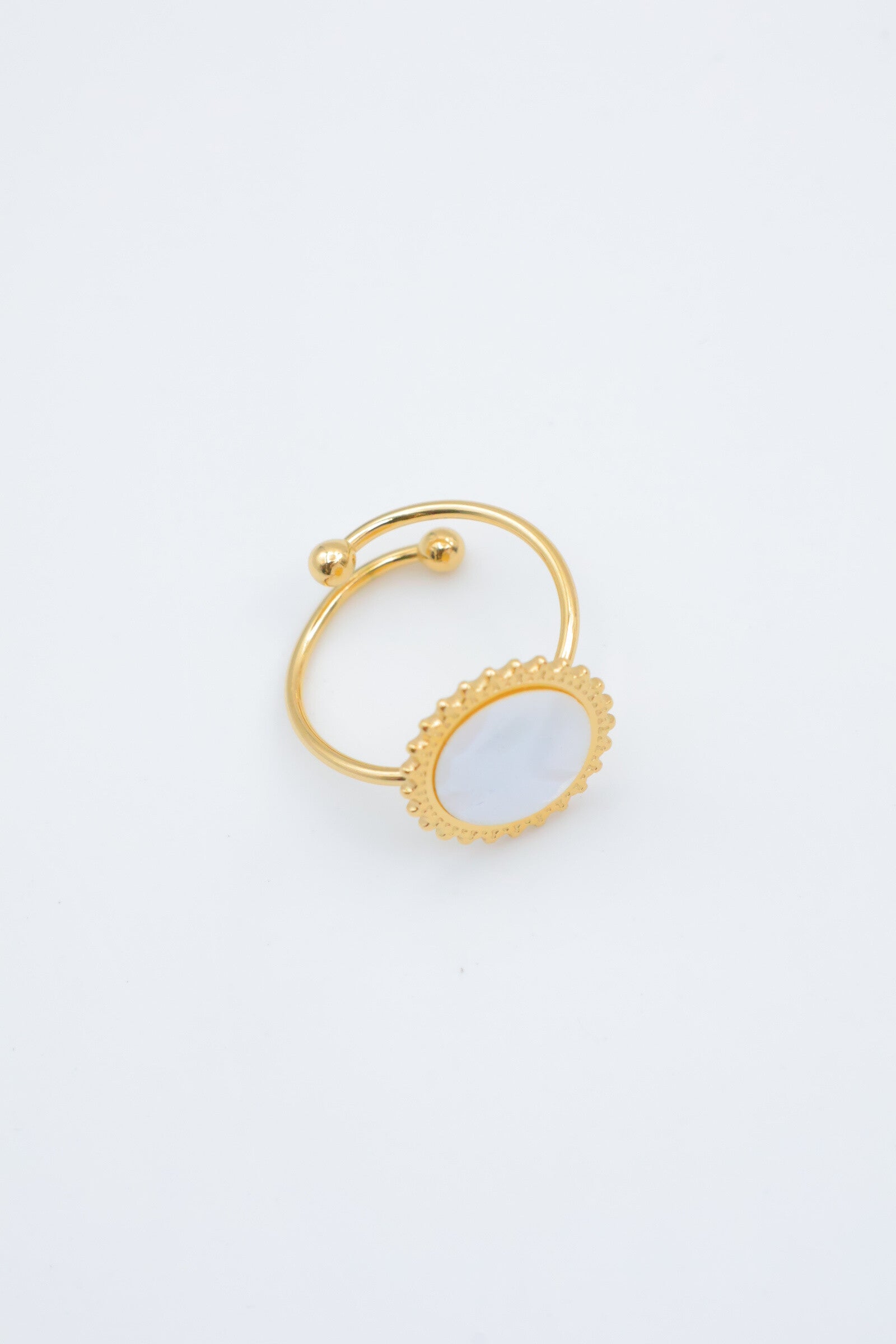 Bague en acier inoxydable ajustable - DORÉ