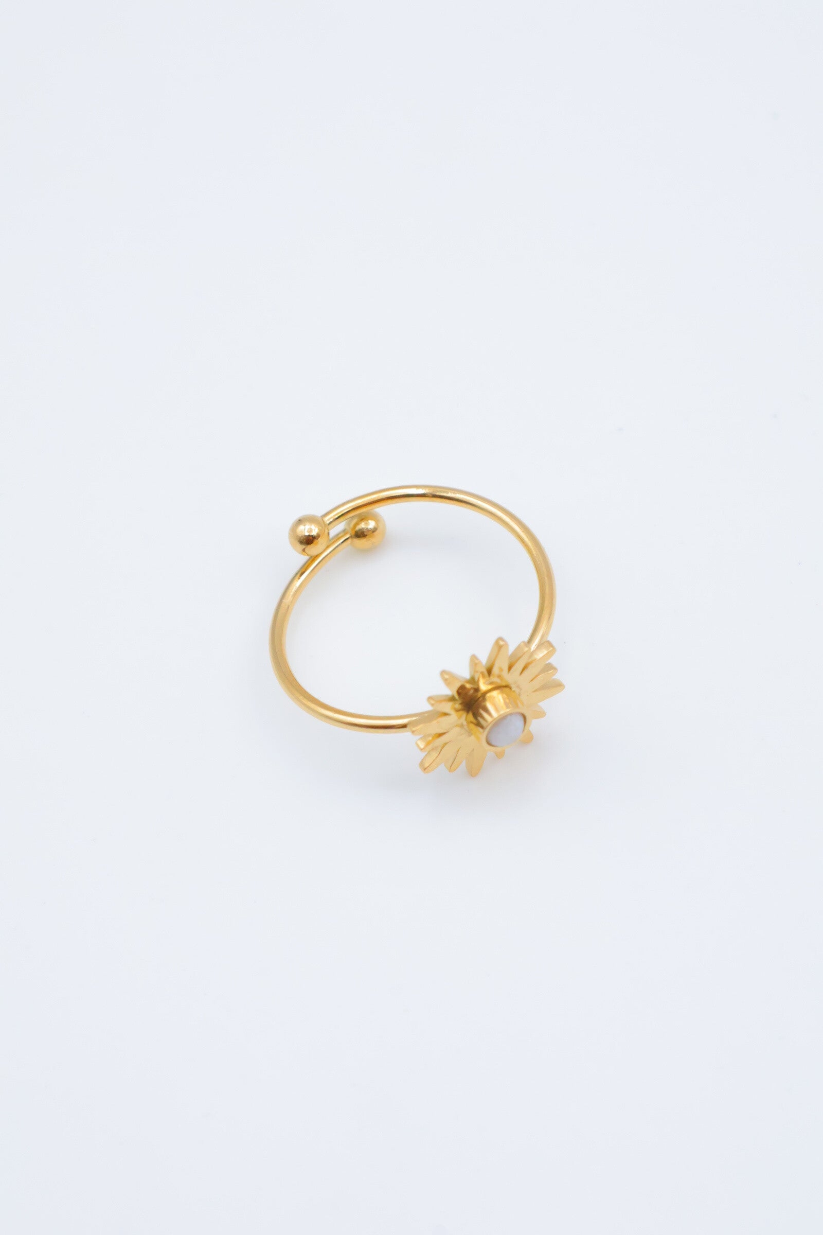 Bague en acier inoxydable ajustable - DORÉ