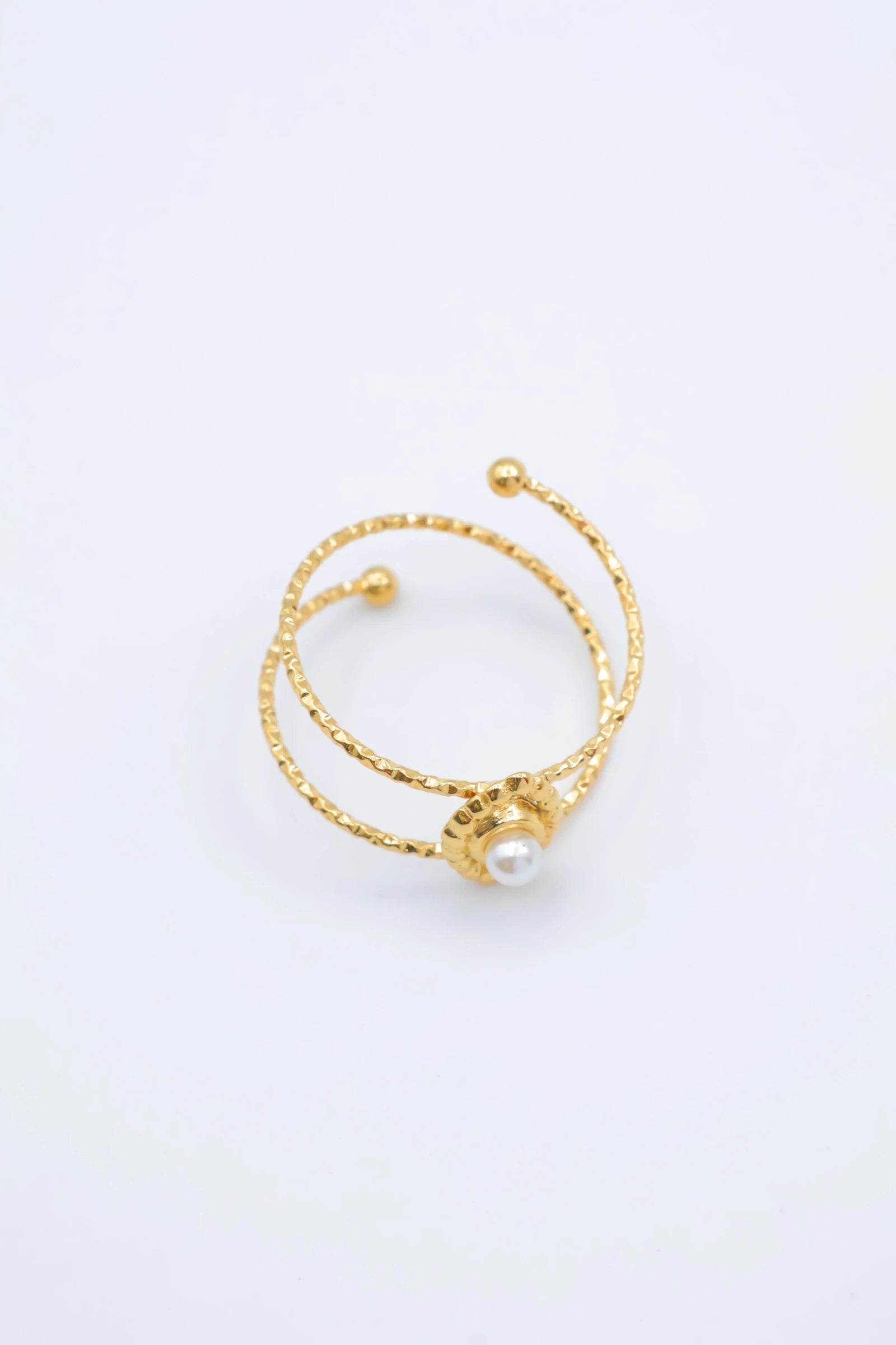 Bague en acier inoxydable ajustable - DORÉ