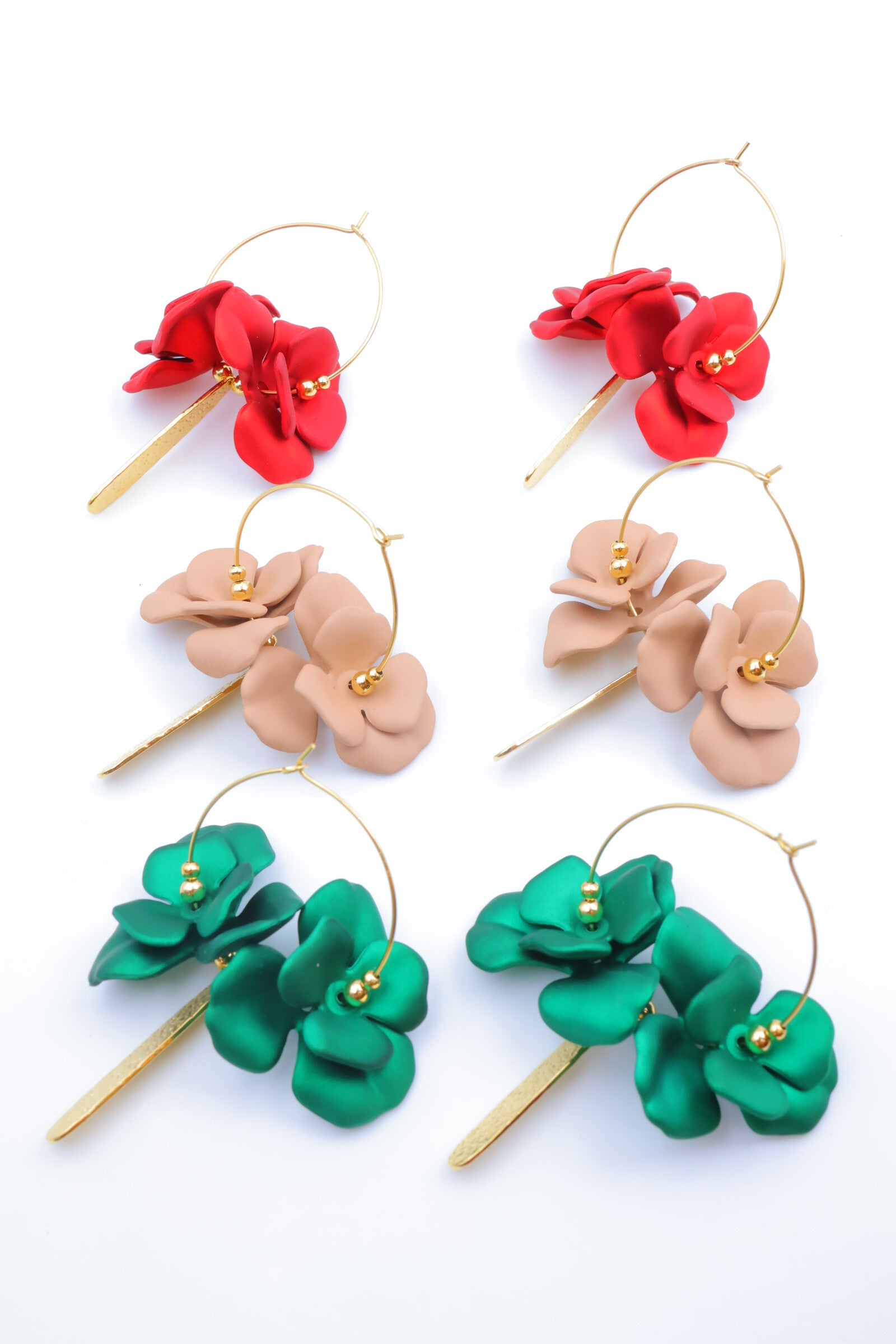 Boucles d'oreilles en acier inoxydable - BOURGOGNE