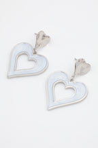 Boucles d'oreilles en acier inoxydable - ARGENT