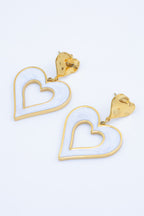Boucles d'oreilles en acier inoxydable - DORÉ