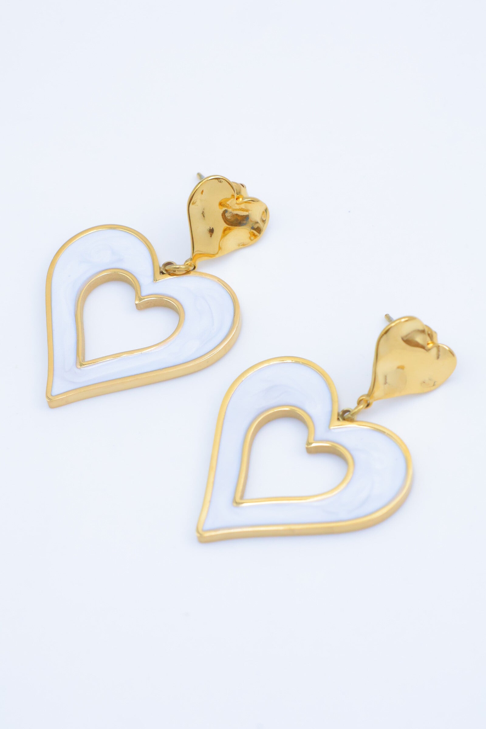 Boucles d'oreilles en acier inoxydable - DORÉ