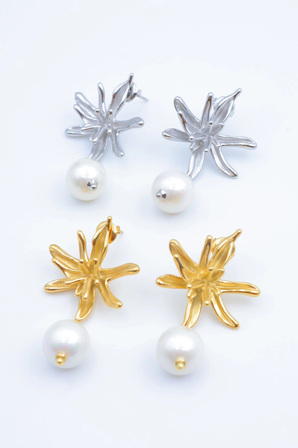 Boucles d'oreilles en acier inoxydable - DORÉ