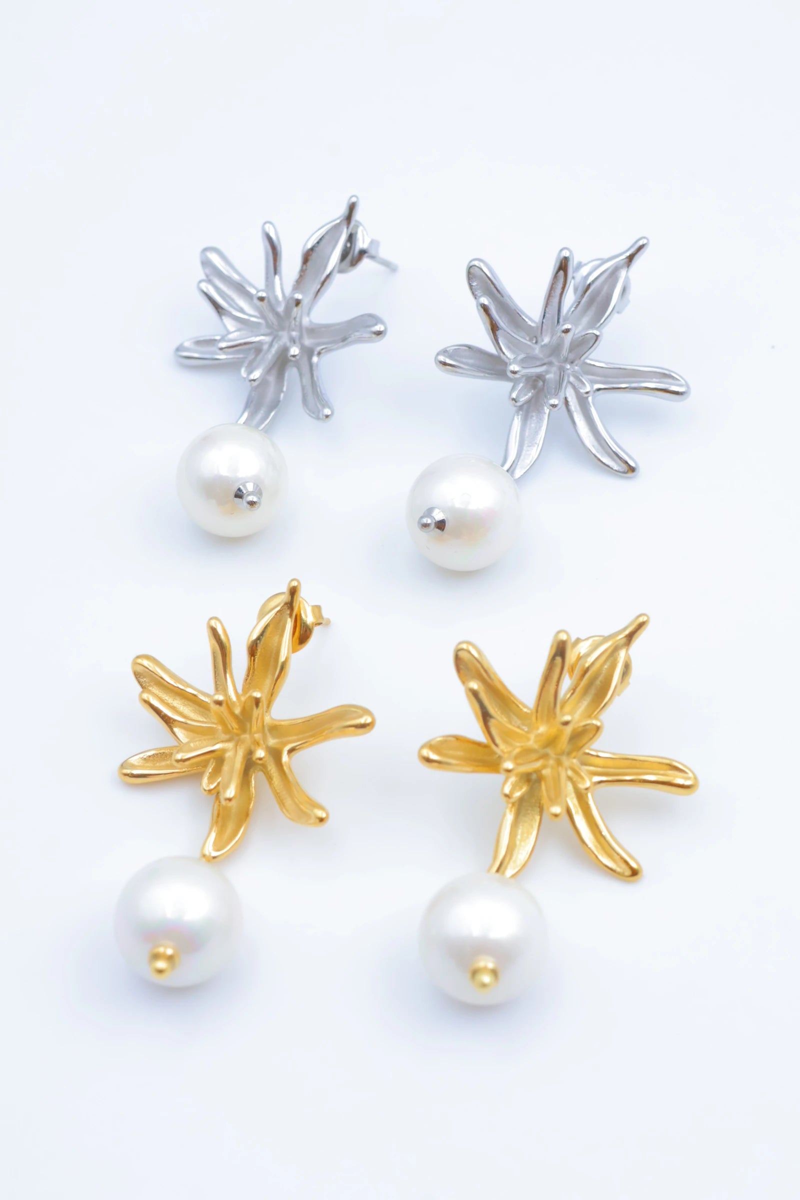 Boucles d'oreilles en acier inoxydable - DORÉ