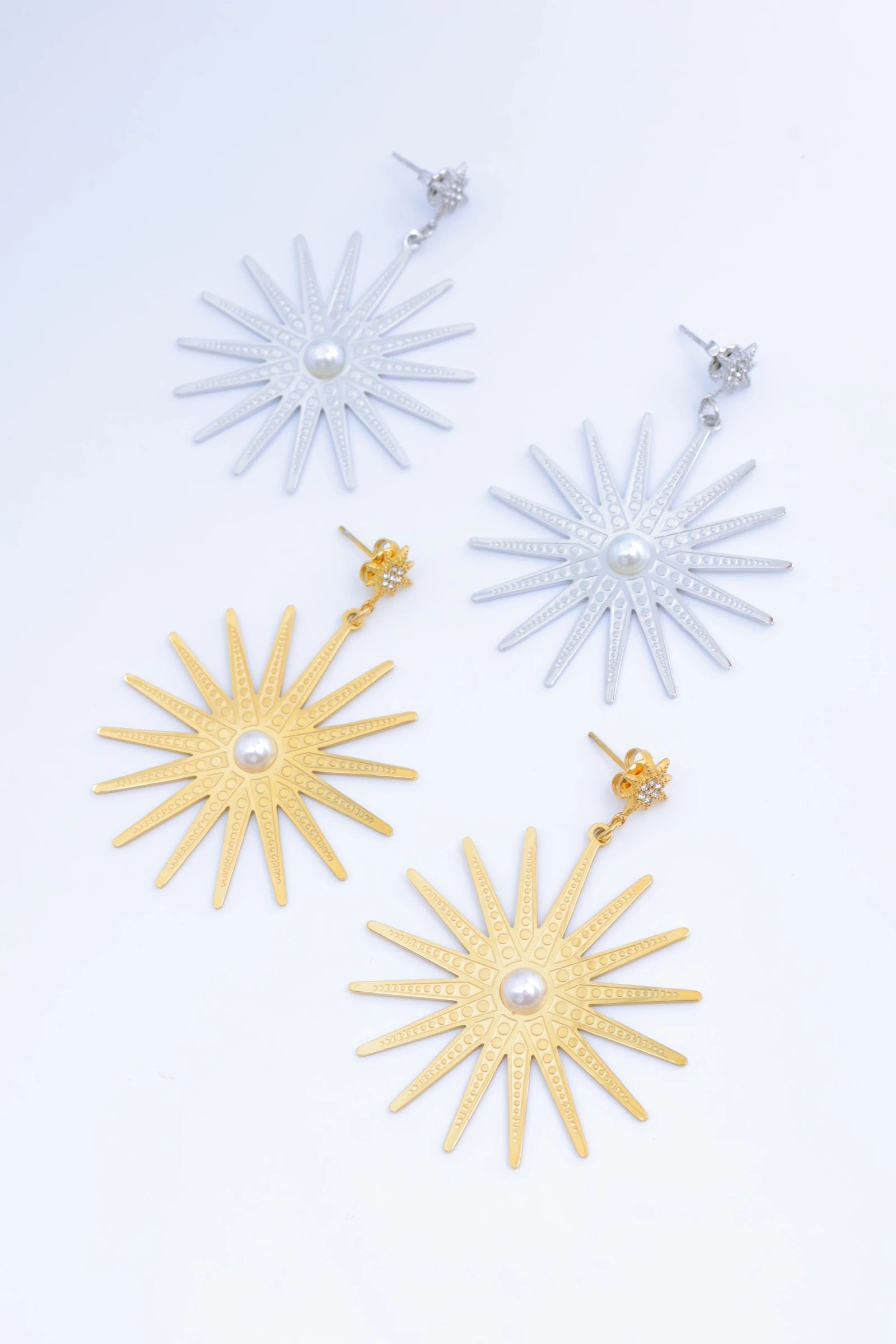 Boucles d'oreilles en acier inoxydable - DORÉ