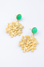 Boucles d'oreilles en acier inoxydable - VERT