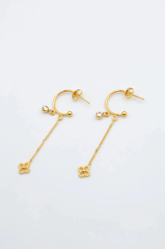 Boucles d’oreilles en acier inoxydable