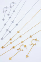 Parure de bijoux en acier inoxydable - DORÉ