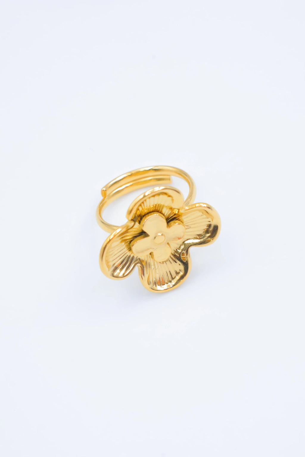 Bague en acier inoxydable ajustable - DORÉ