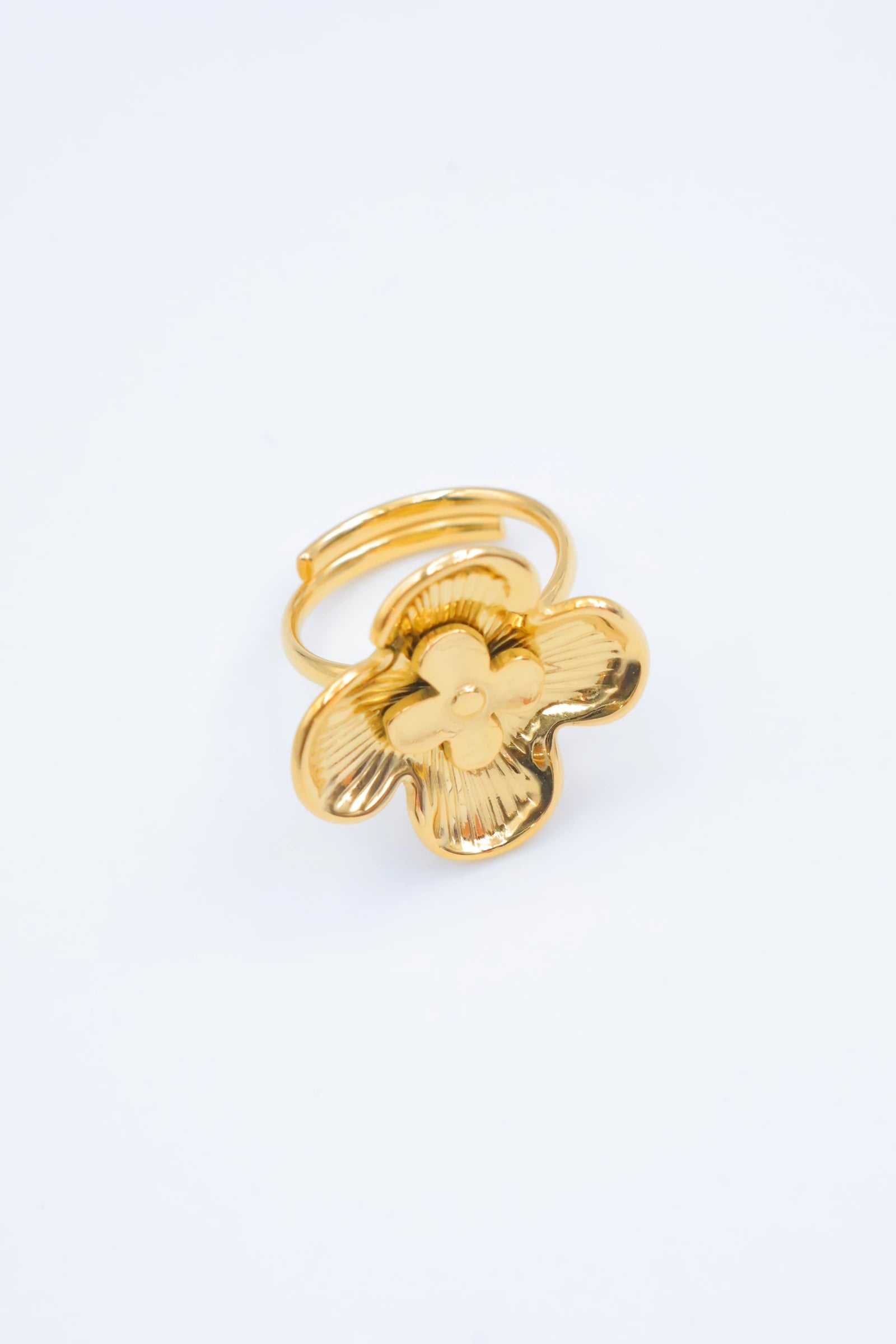 Bague en acier inoxydable ajustable - DORÉ