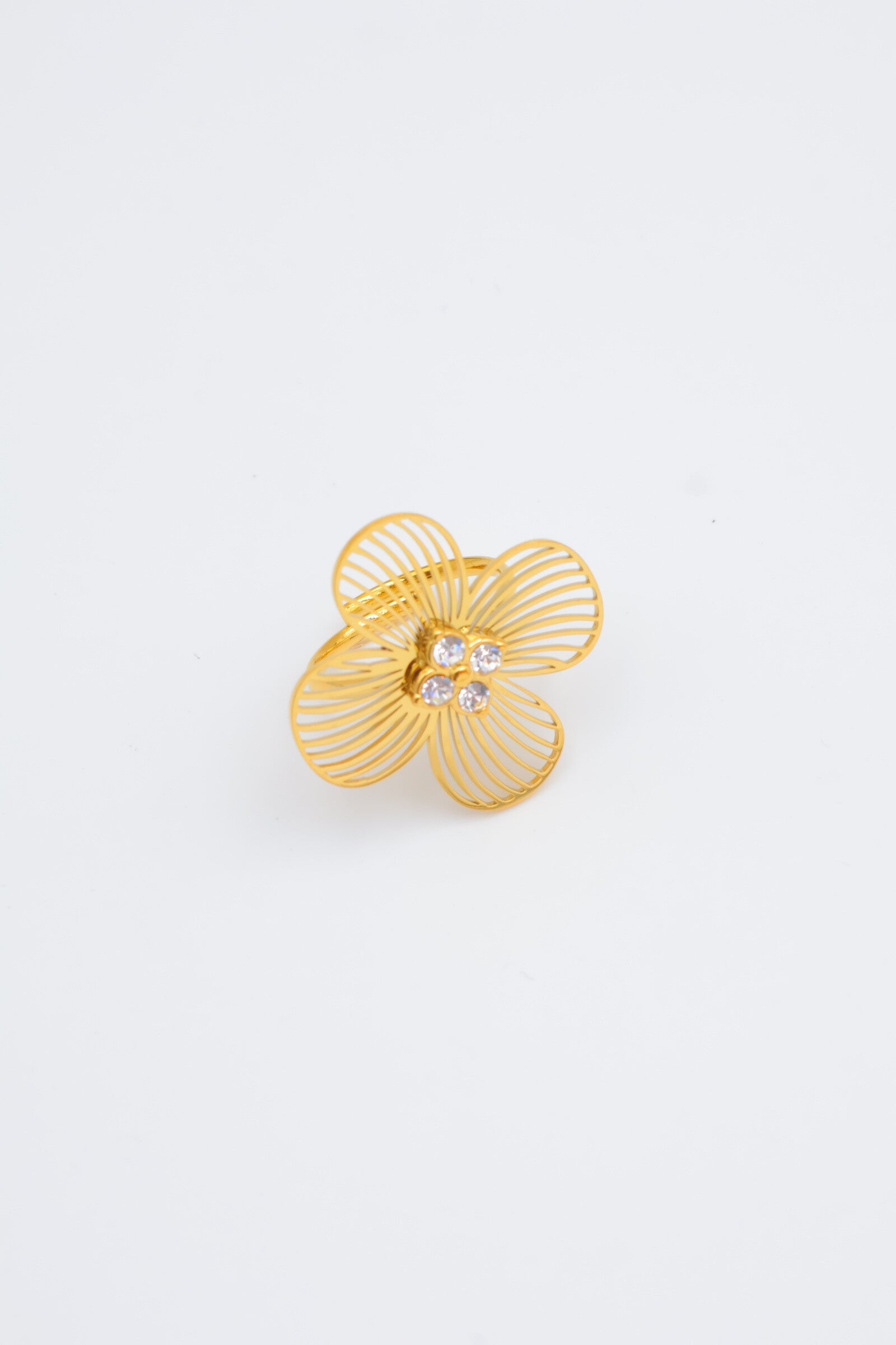Bague en acier inoxydable ajustable - DORÉ