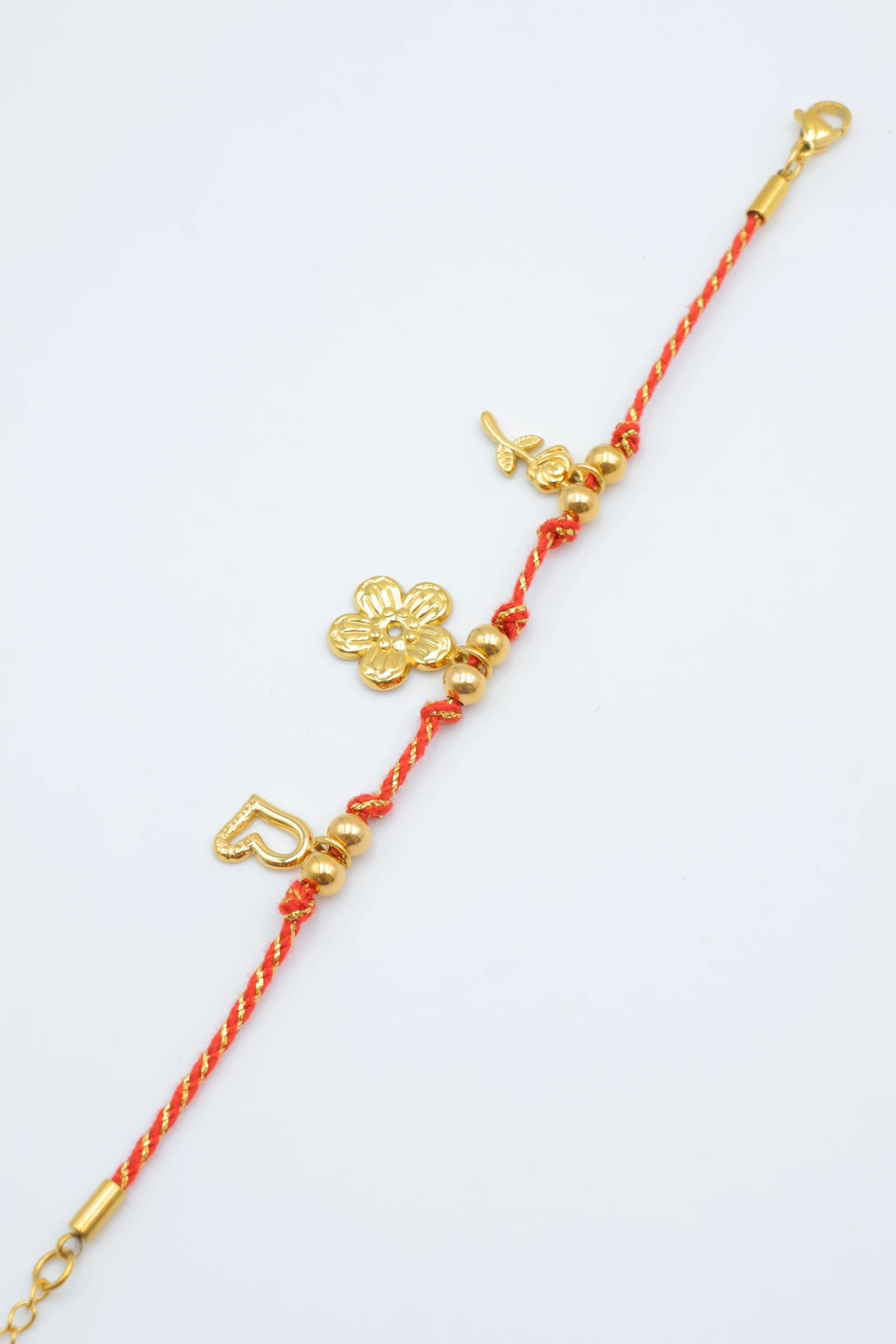 Bracelet en acier inoxydable - ROUGE