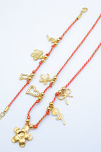 Parure de bijoux en acier inoxydable - ROUGE