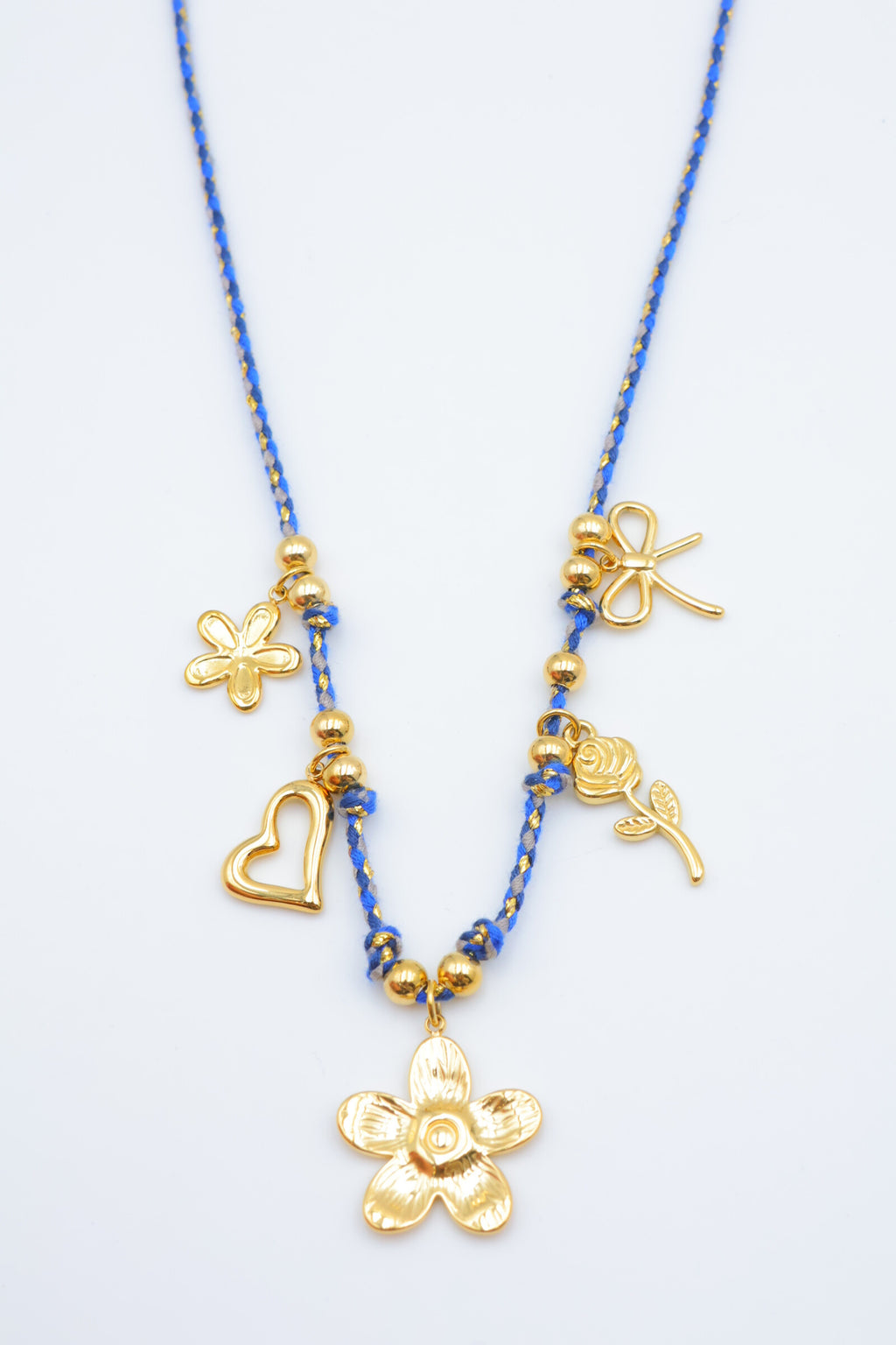 Collier en acier inoxydable - BLEU