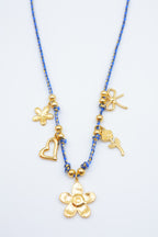 Collier en acier inoxydable - BLEU