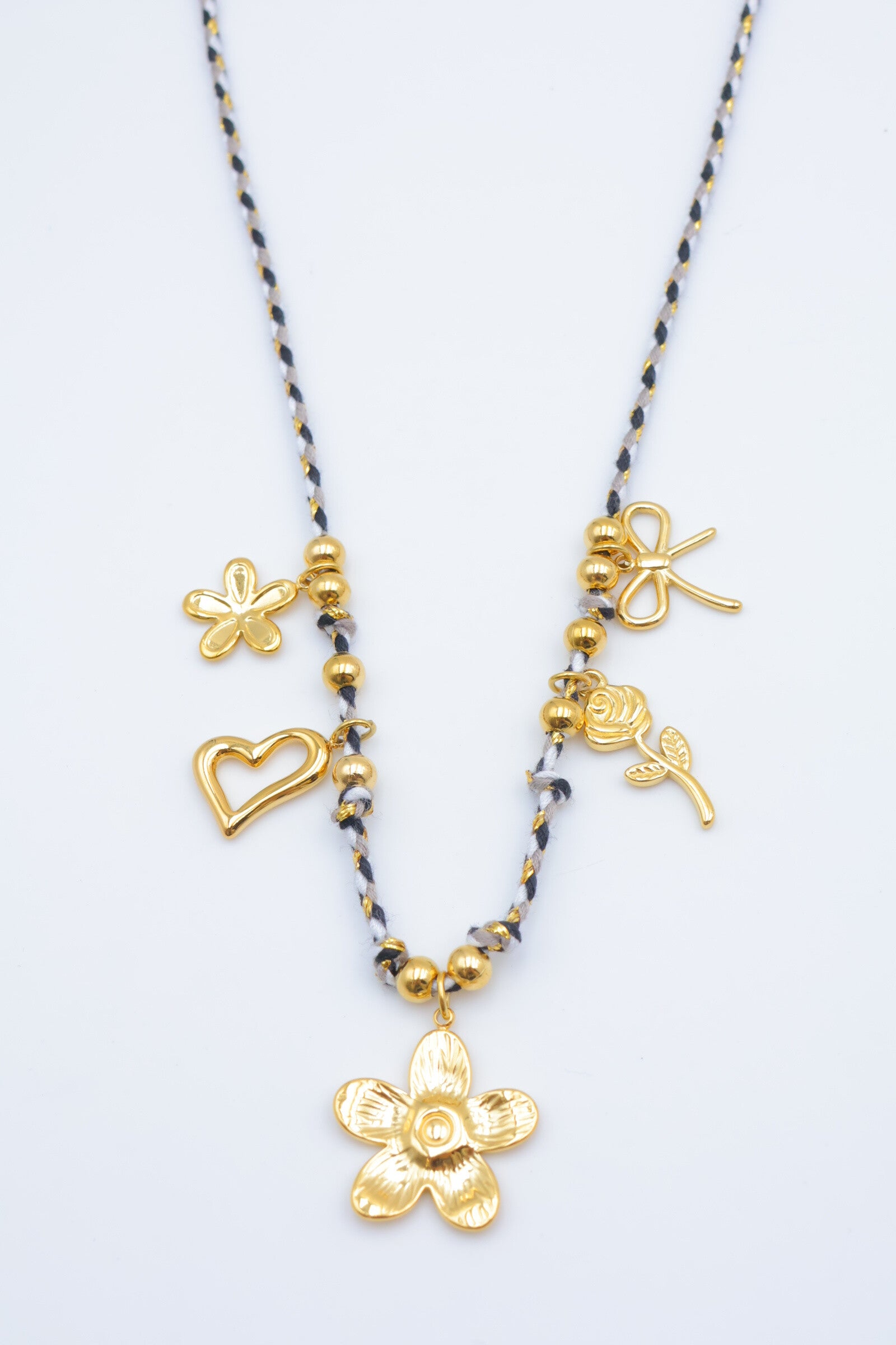 Collier en acier inoxydable - NOIR