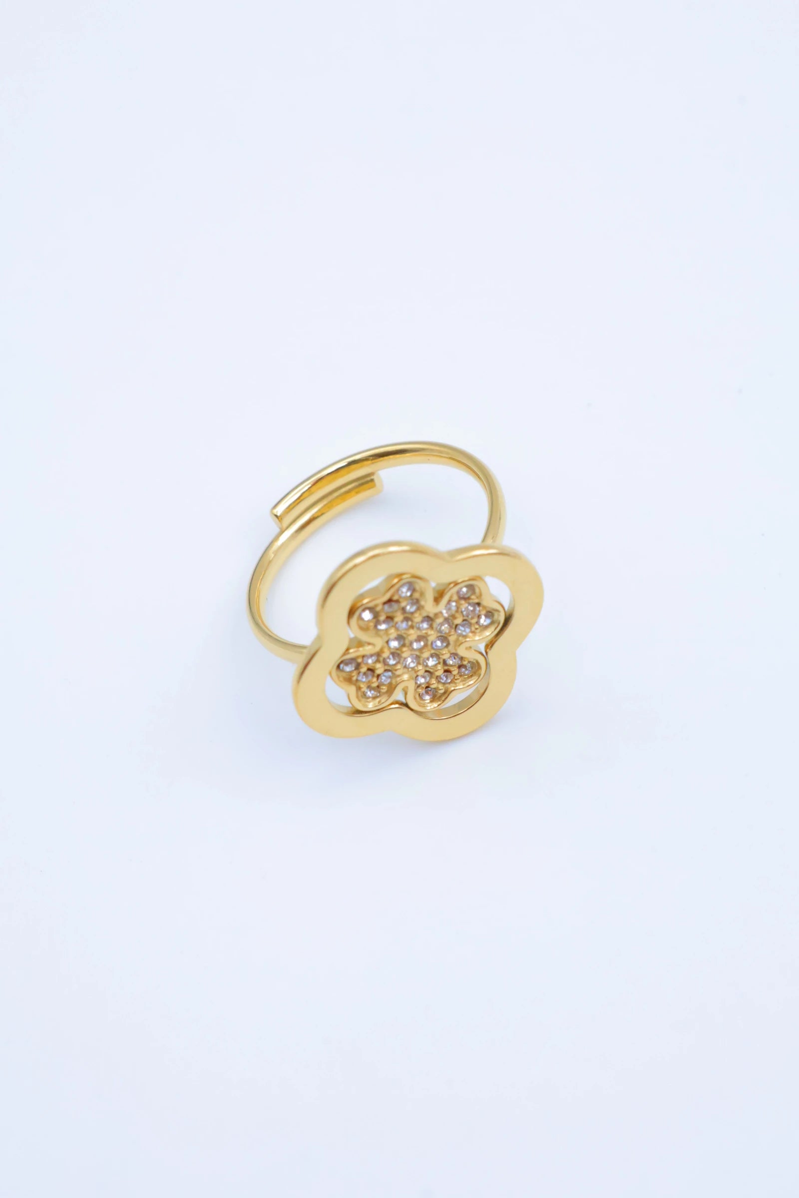 Bague en acier inoxydable ajustable - DORÉ