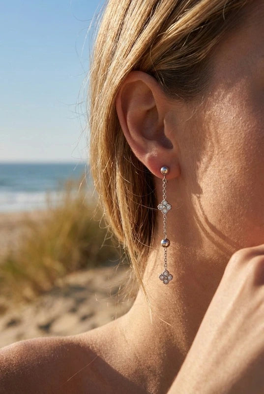 Boucles d’oreilles en acier inoxydable