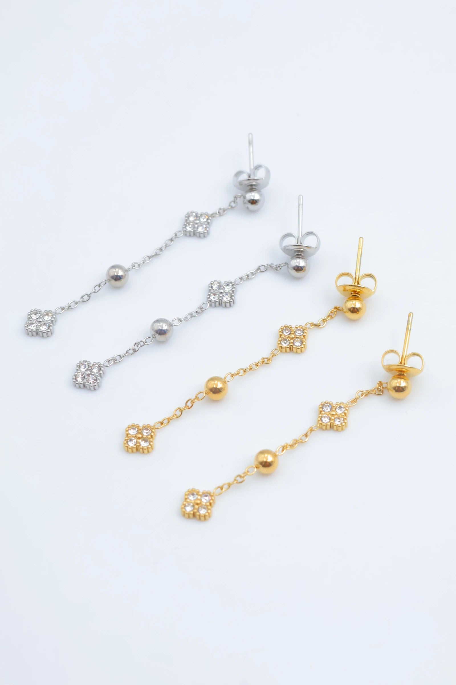 Boucles d'oreilles en acier inoxydable - DORÉ