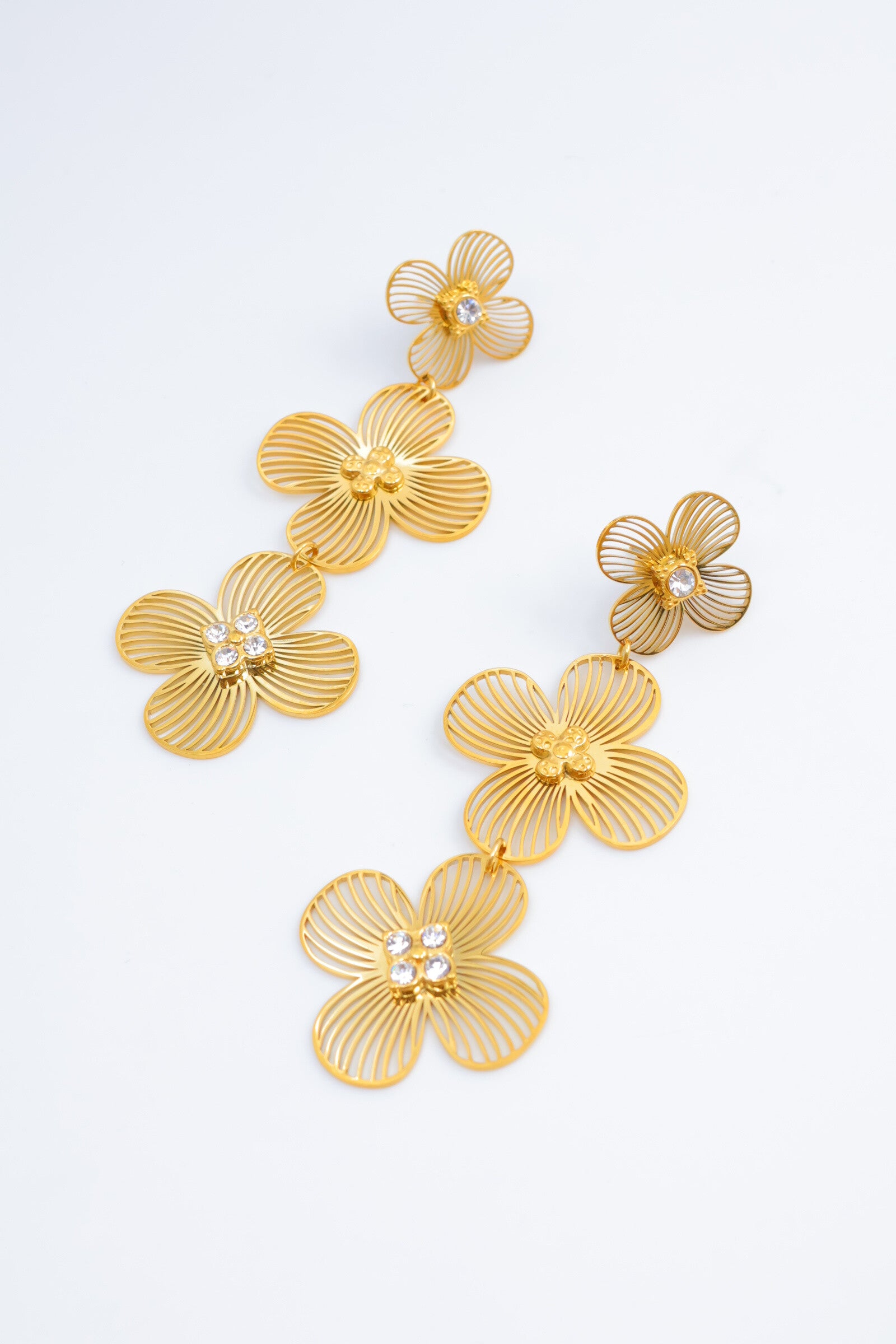 Boucles d'oreilles en acier inoxydable - DORÉ