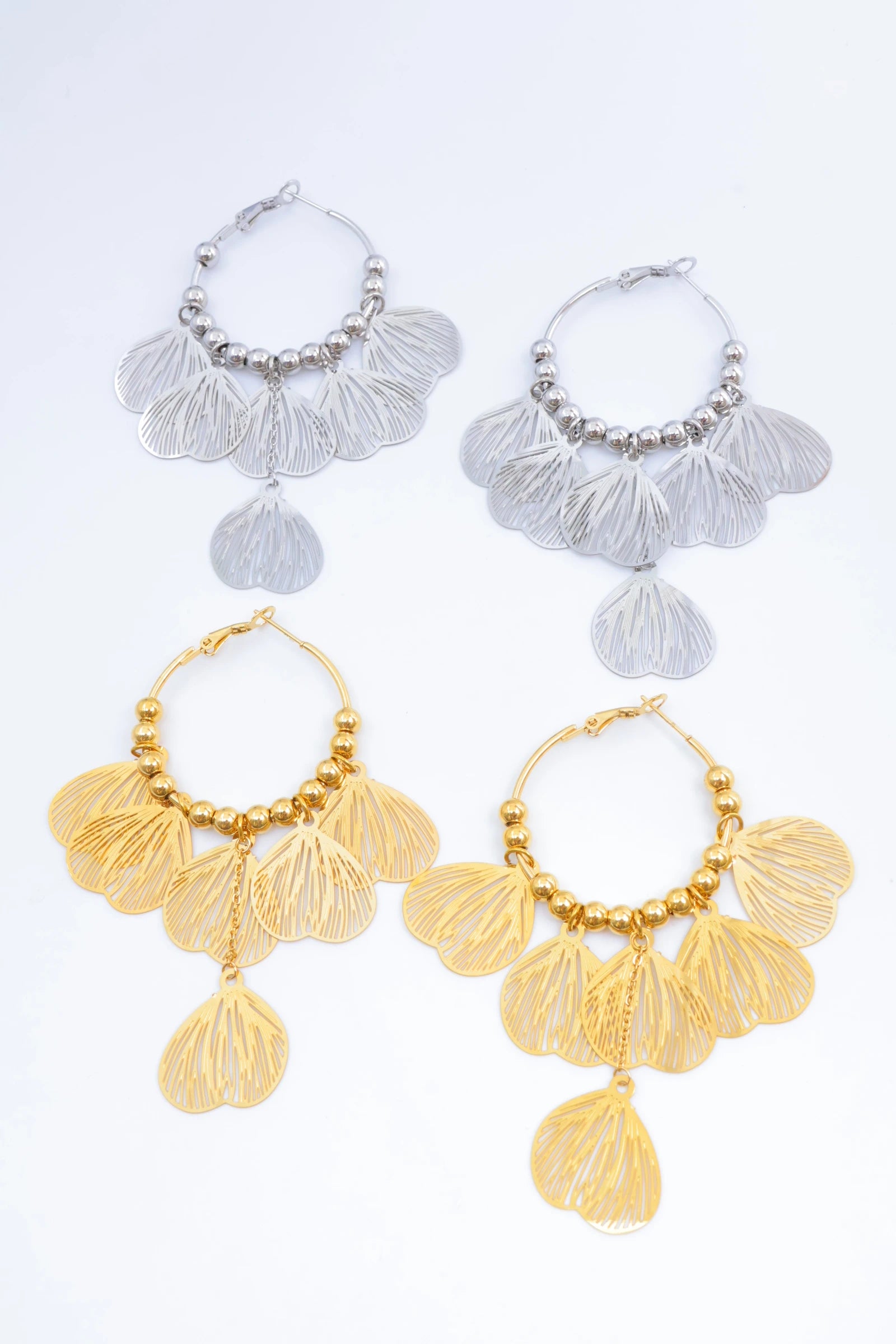 Boucles d'oreilles en acier inoxydable - DORÉ