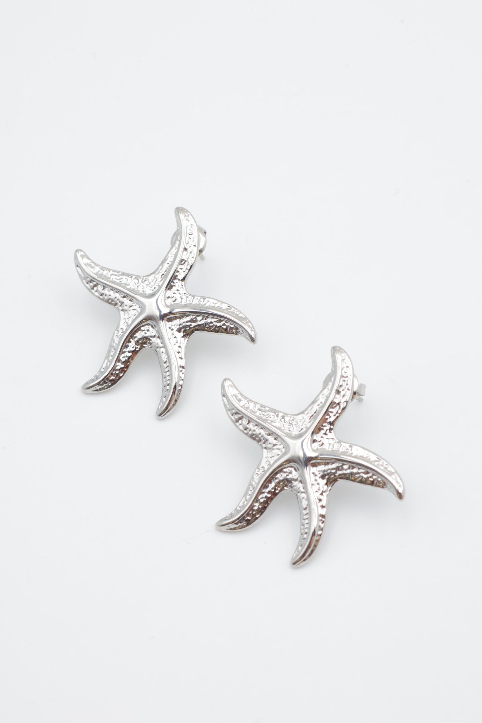 Boucles d'oreilles en acier inoxydable - ARGENT